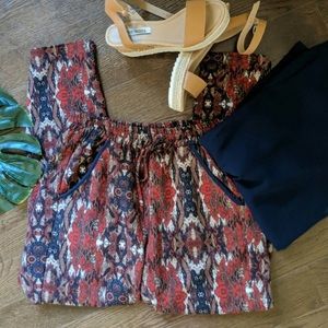 Anthropologie printed pants